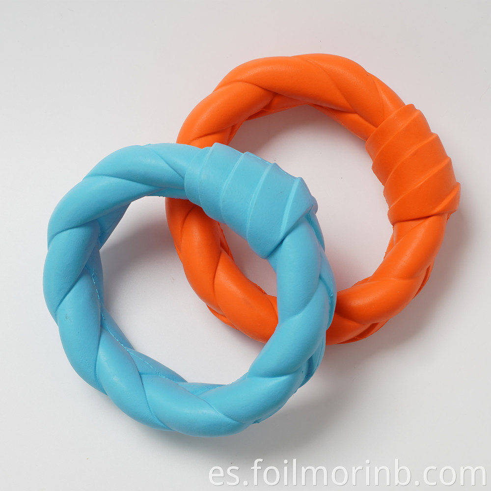 Healthy Natural Rubber Dog Chew pet toy ring
